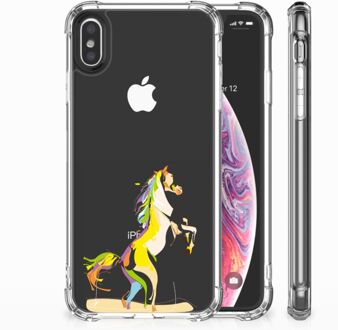 B2Ctelecom iPhone Xs Max  TPU-siliconen Hoesje Horse Color