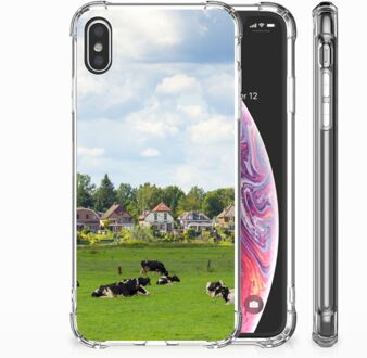 B2Ctelecom iPhone Xs Max  TPU-siliconen Hoesje Koeien