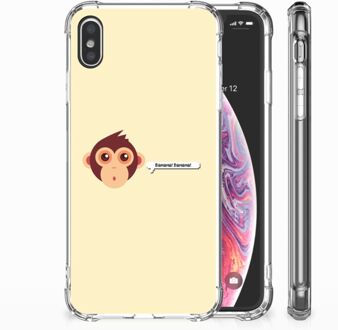 B2Ctelecom iPhone Xs Max  TPU-siliconen Hoesje Monkey