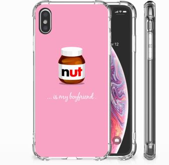 B2Ctelecom iPhone Xs Max  TPU-siliconen Hoesje Nut Boyfriend