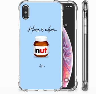 B2Ctelecom iPhone Xs Max  TPU-siliconen Hoesje Nut Home