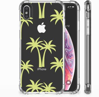 B2Ctelecom iPhone Xs Max  TPU-siliconen Hoesje Palmtrees