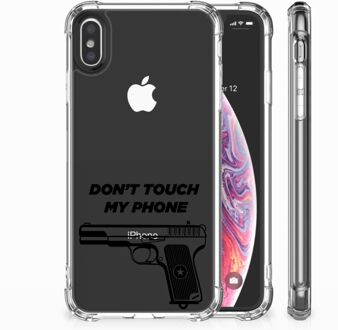 B2Ctelecom iPhone Xs Max  TPU-siliconen Hoesje Pistol DTMP