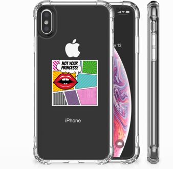 B2Ctelecom iPhone Xs Max  TPU-siliconen Hoesje Popart Princess