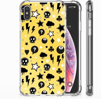 B2Ctelecom iPhone Xs Max  TPU-siliconen Hoesje Punk Yellow