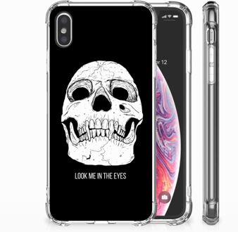 B2Ctelecom iPhone Xs Max  TPU-siliconen Hoesje Skull Eyes