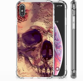 B2Ctelecom iPhone Xs Max  TPU-siliconen Hoesje Skullhead