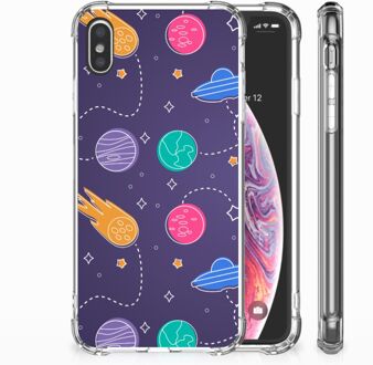 B2Ctelecom iPhone Xs Max  TPU-siliconen Hoesje Space