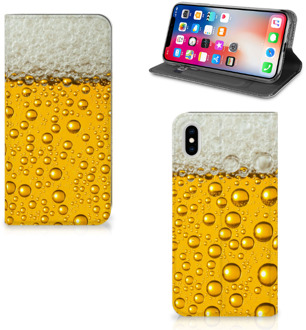 B2Ctelecom iPhone Xs Max Uniek Standcase Hoesje Bier