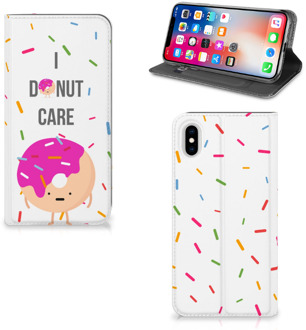 B2Ctelecom iPhone Xs Max Uniek Standcase Hoesje Donut