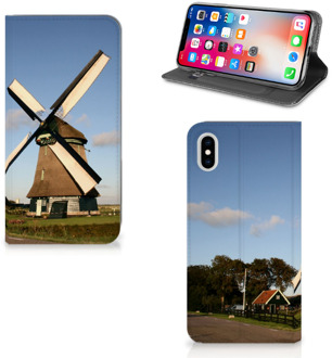 B2Ctelecom iPhone Xs Max Uniek Standcase Hoesje Molen