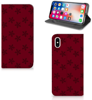 B2Ctelecom iPhone Xs Max Uniek Standcase Hoesje Sterren