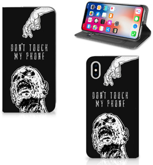 B2Ctelecom iPhone Xs Max Uniek Standcase Hoesje Zombie