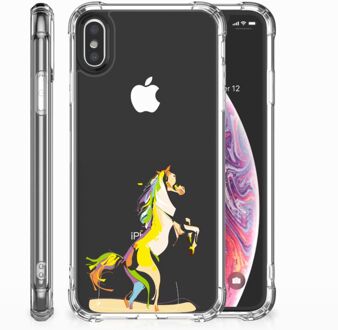 B2Ctelecom iPhone Xs | X/10 Back cover Horse Color