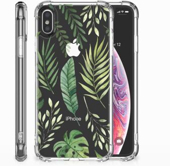 B2Ctelecom iPhone Xs | X/10 Back cover Leaves