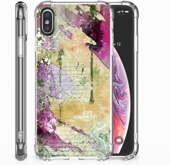 B2Ctelecom iPhone Xs | X/10 Back cover Letter Painting