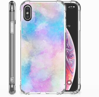 B2Ctelecom iPhone Xs | X/10 Backcase Watercolor Light