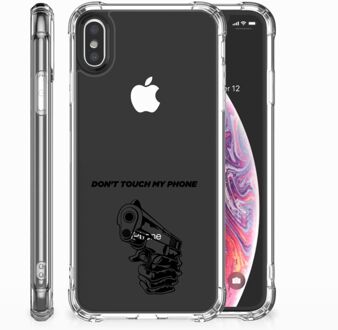 B2Ctelecom iPhone Xs | X/10 Shockproof Siliconen Hoesje  Gun DTMP