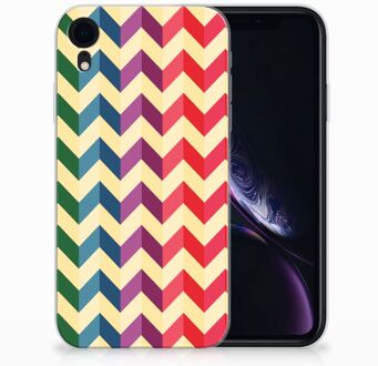 B2Ctelecom iPhoneXR Hoesje Zigzag Color