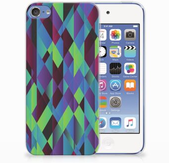 B2Ctelecom iPod Touch 5 | 6 TPU Hoesje Design Abstract Green Blue