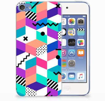 B2Ctelecom iPod Touch 5 | 6 TPU Hoesje Design Blocks Colorful