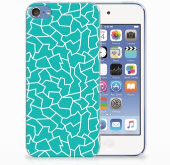 B2Ctelecom iPod Touch 5 | 6 TPU Hoesje Design Cracks Blue