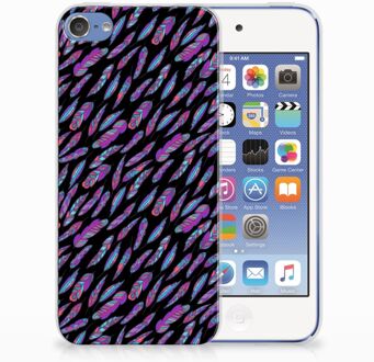 B2Ctelecom iPod Touch 5 | 6 TPU Hoesje Design Feathers Color