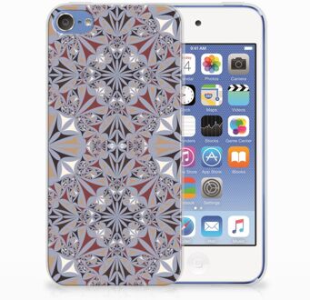 B2Ctelecom iPod Touch 5 | 6 TPU Hoesje Design Flower Tiles