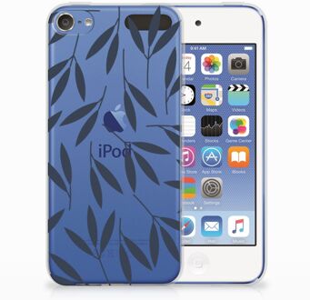 B2Ctelecom iPod Touch 5 | 6 TPU Hoesje Design Leaves Blue