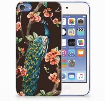 B2Ctelecom iPod Touch 5 | 6 TPU Hoesje Design Pauw met Bloemen