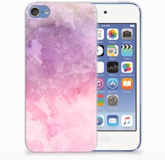 B2Ctelecom iPod Touch 5 | 6 TPU Hoesje Design Pink Purple Paint