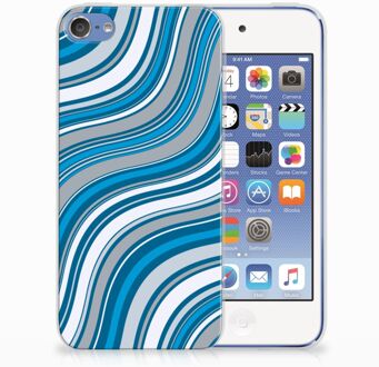 B2Ctelecom iPod Touch 5 | 6 TPU Hoesje Design Waves Blue