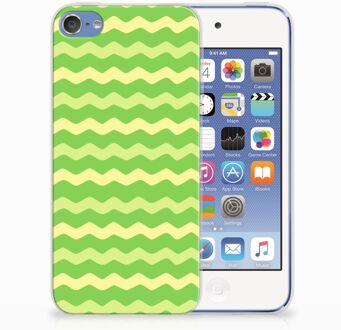 B2Ctelecom iPod Touch 5 | 6 TPU Hoesje Design Waves Green