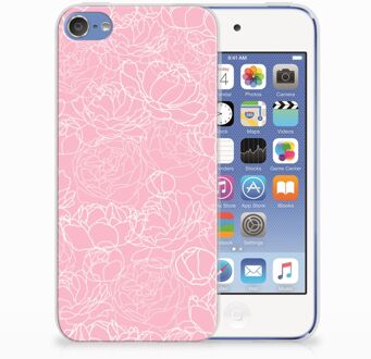 B2Ctelecom iPod Touch 5 | 6 TPU Hoesje Design White Flowers