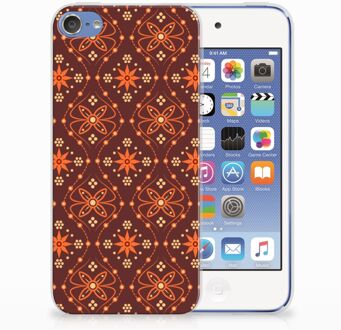 B2Ctelecom iPod Touch 5 | 6 Uniek TPU Hoesje Batik Brown