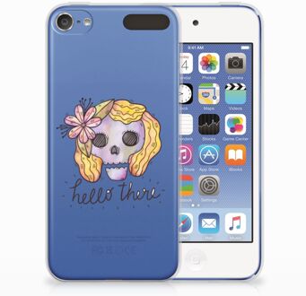 B2Ctelecom iPod Touch 5 | 6 Uniek TPU Hoesje Boho Skull