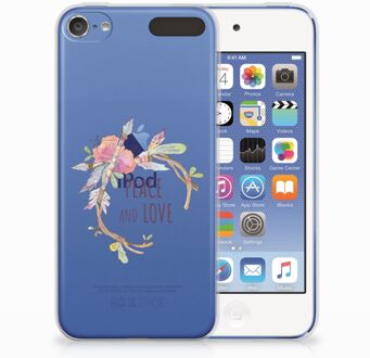 B2Ctelecom iPod Touch 5 | 6 Uniek TPU Hoesje Boho Text