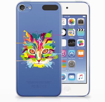 B2Ctelecom iPod Touch 5 | 6 Uniek TPU Hoesje Cat Color