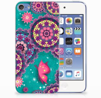 B2Ctelecom iPod Touch 5 | 6 Uniek TPU Hoesje Cirkels en Vlinders