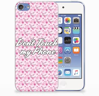 B2Ctelecom iPod Touch 5 | 6 Uniek TPU Hoesje Flowers Pink DTMP