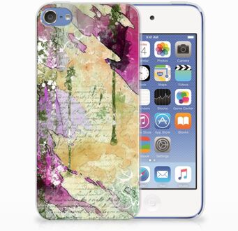 B2Ctelecom iPod Touch 5 | 6 Uniek TPU Hoesje Letter Painting