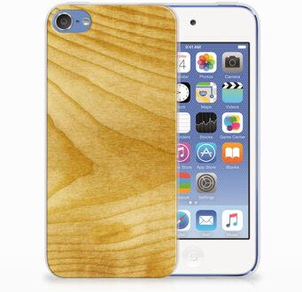 B2Ctelecom iPod Touch 5 | 6 Uniek TPU Hoesje Licht Hout