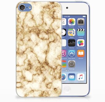 B2Ctelecom iPod Touch 5 | 6 Uniek TPU Hoesje Marmer Goud