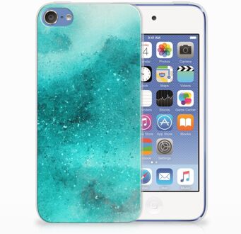 B2Ctelecom iPod Touch 5 | 6 Uniek TPU Hoesje Painting Blue