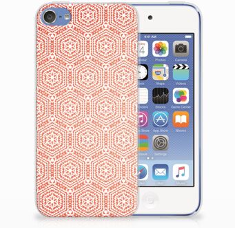 B2Ctelecom iPod Touch 5 | 6 Uniek TPU Hoesje Pattern Orange