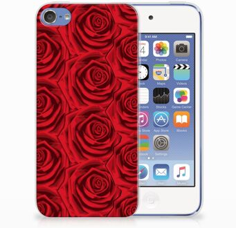 B2Ctelecom iPod Touch 5 | 6 Uniek TPU Hoesje Red Roses