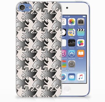 B2Ctelecom iPod Touch 5 | 6 Uniek TPU Hoesje Salamander Grey