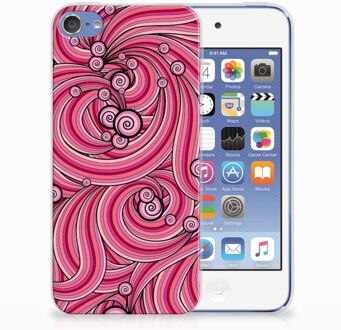 B2Ctelecom iPod Touch 5 | 6 Uniek TPU Hoesje Swirl Pink