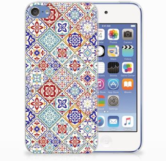 B2Ctelecom iPod Touch 5 | 6 Uniek TPU Hoesje Tiles Color