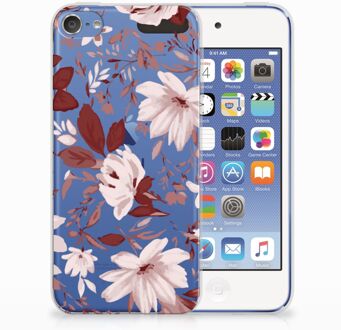 B2Ctelecom iPod Touch 5 | 6 Uniek TPU Hoesje Watercolor Flowers